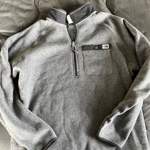 Never Worn 3/4 zip pullover jacket by North Face